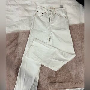White Levi Ribcage size 25